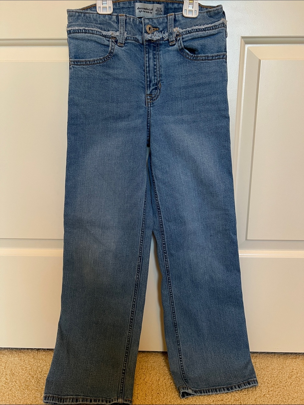 abercrombie kids girls wide leg jeans